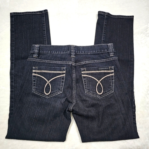 Calvin Klein Jeans | Size 27 / 4 | Skinny Fit | Dark Indigo Wash | Like New - Picture 3 of 13